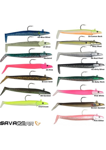 Sandeel 12.5 cm 23 gr 2+1 Adet Suni Yem fiyatları