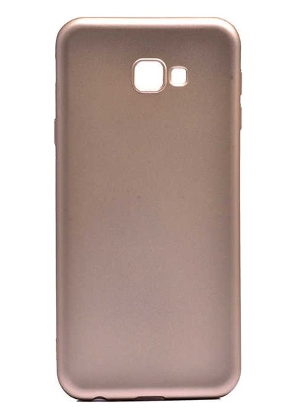 Samsung Galaxy J4 Plus Mat Premium Silikon - Gold