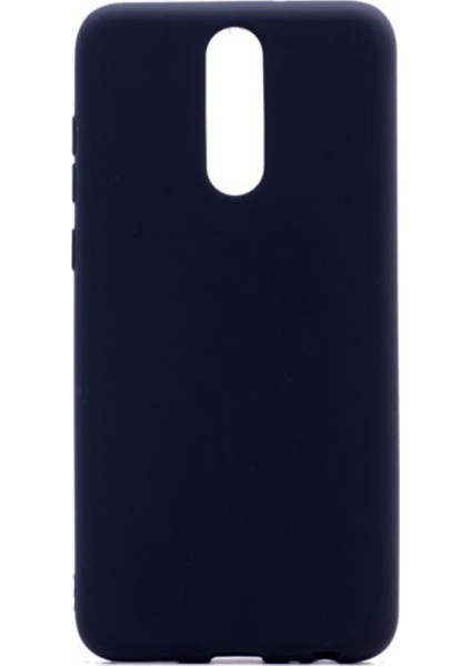 Huawei Mate 10 Lite Mat Premium Silikon Kılıf - Siyah + Tam Kaplayan 6D Nano Ekran Koruyucu
