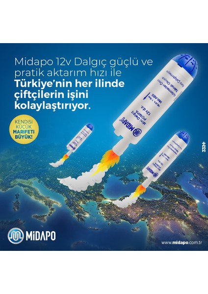 Mini Dalgıç Pompa 24 V