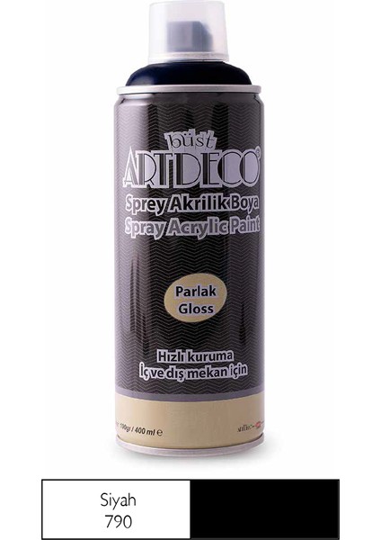 Sprey Boya 400 Ml Siyah Y-400-790