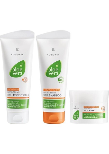 Aloe Vera Saç Bakım Sistemi Seti