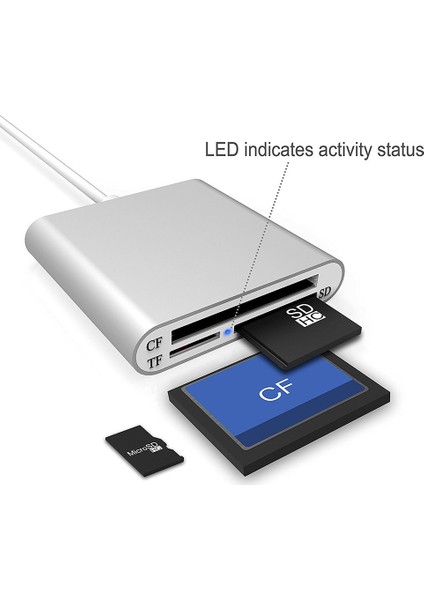 4347 USB 3.0 To SD CF TF Micro SD Çevirici Dönüştürücü Kart Okuyucu modelleri