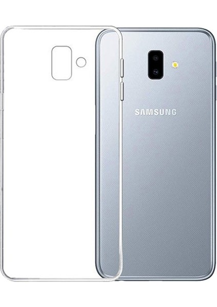 Samsung Galaxy J6 Plus Silikon Kılıf Şeffaf Şeffaf