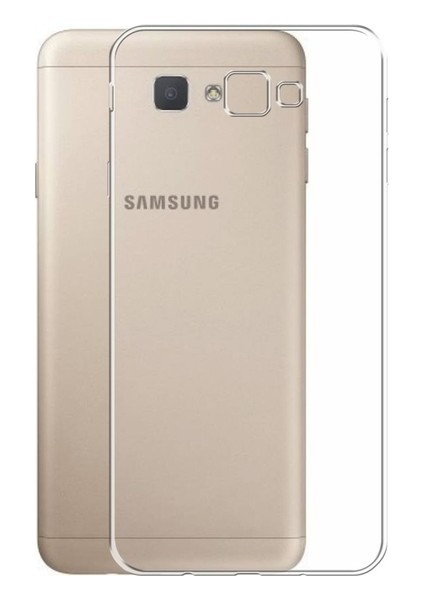 Samsung Galaxy J5 Prime Silikon Kılıf Şeffaf + Nano Ekran Koruyucu Şeffaf