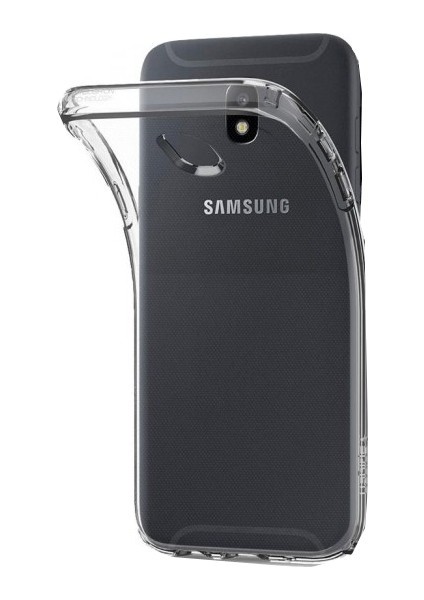 Samsung Galaxy J4 Silikon Kılıf Şeffaf Şeffaf