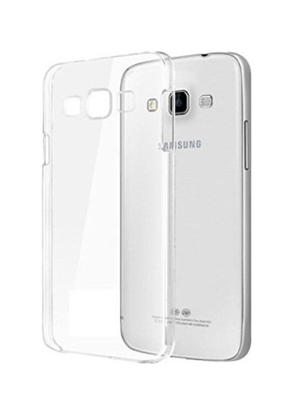 Samsung Galaxy J3 Silikon Kılıf Şeffaf + Nano Ekran Koruyucu Şeffaf