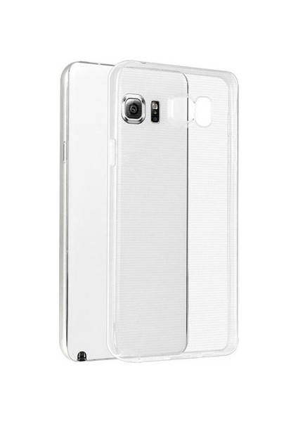 Samsung Galaxy A7 2016 Silikon Kılıf Şeffaf + Cam Ekran Koruyucu Şeffaf