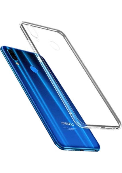 Meizu Note 9 Silikon Kılıf Şeffaf Şeffaf