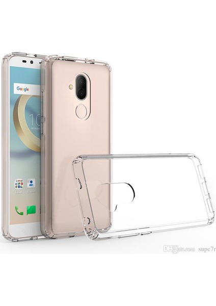 Alcatel 3 Silikon Kılıf Şeffaf Şeffaf