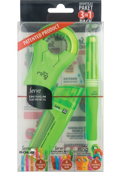 Bold Kalem Seti 0.7 Yeşil SV-DBR07K3Y