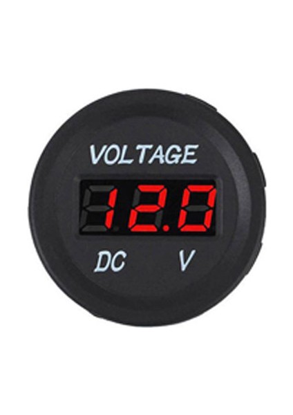 Dijital voltmetre DC 12-24 V vidalı Oto Motosiklet tekne için