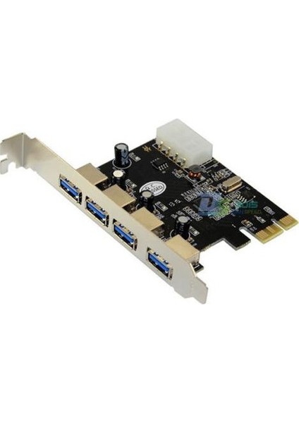 PCI-Express 4 Port USB 3.0 Kart USB Çoğaltıcı