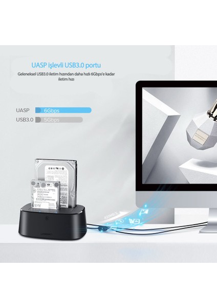USB 3.0 SATA HDD SSD Dual Dock Station fiyatları