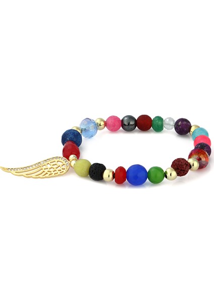 Bayan Renkli Taşlı Bileklik Ps0877
