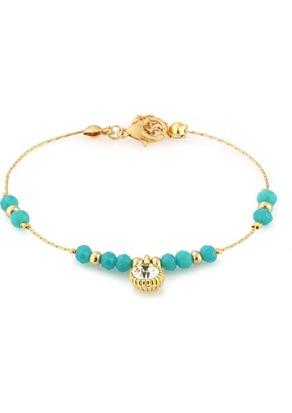 Mavi Taşlı Tektaş Bileklik Ps0892