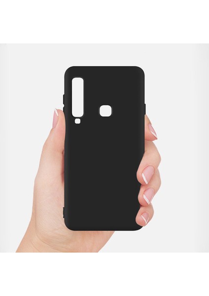 Samsung Galaxy A9 2018 Premier Mat Esnek Silikon Kılıf Siyah fırsatları
