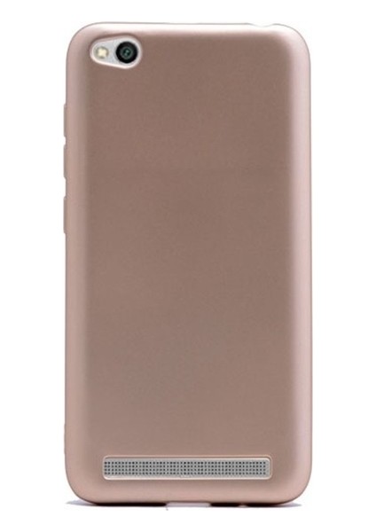 Xiaomi Redmi 5A Kılıf Premier Mat Silikon Kılıf Slim Fit Altın