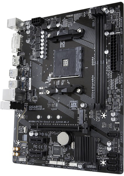 GA-A320M-H AMD A320 2133MHz DDR4 Soket AM4 mATX Anakart