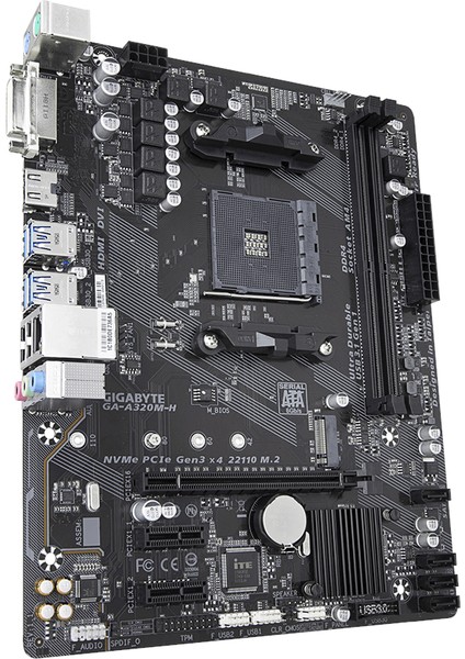 GA-A320M-H AMD A320 2133MHz DDR4 Soket AM4 mATX Anakart