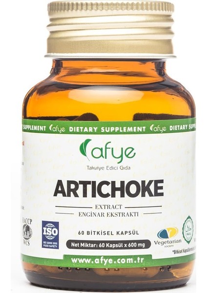 Artıchoke Enginar Ekstraktı 60 Kapsül