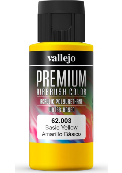 Premium Airbrush Color 60 ml 62.003 Basic Y