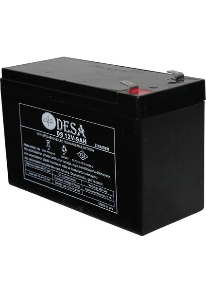 Tse Belgeli Desa 12V 9AH - 12V 9A Bakımsız Kuru Akü fiyatları