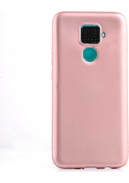 Huawei Mate 30 Lite Kılıf Premier Silikon Esnek Arka Koruma Bronz