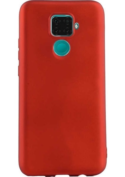 Huawei Mate 30 Lite Kılıf Premier Silikon Esnek Arka Koruma Kırmızı