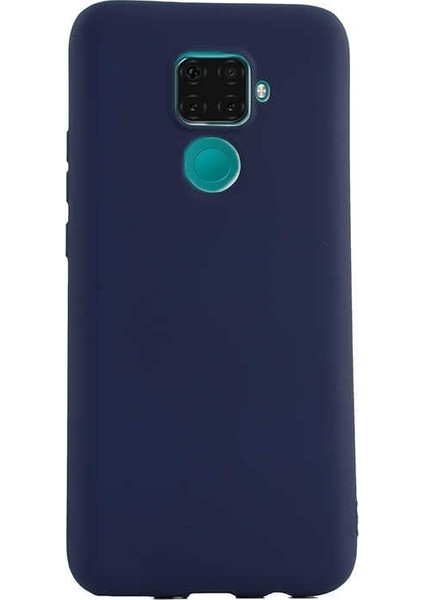 Huawei Mate 30 Lite Kılıf Premier Silikon Esnek Arka Koruma Lacivert