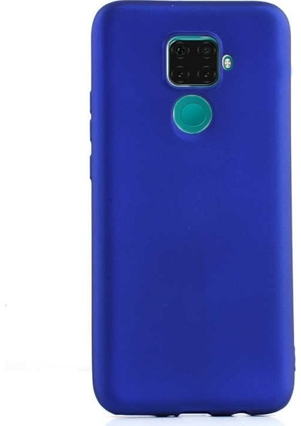 Huawei Mate 30 Lite Kılıf Premier Silikon Esnek Arka Koruma Mavi