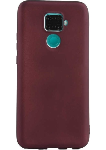 Huawei Mate 30 Lite Kılıf Premier Silikon Esnek Arka Koruma Mürdüm