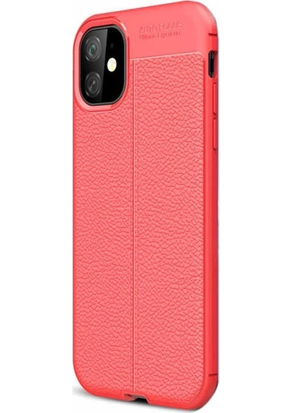 Case Street Apple iPhone 11 Kılıf Niss Silikon Kırmızı