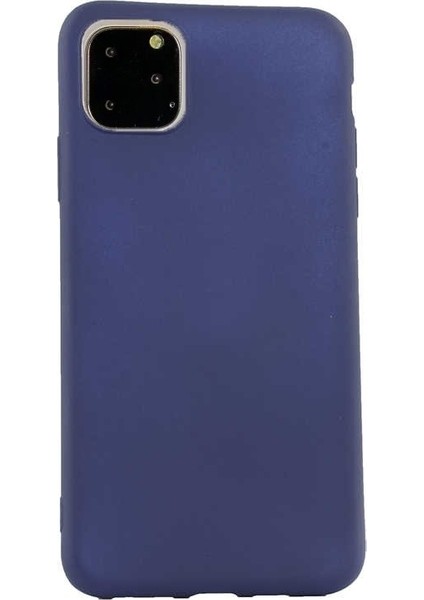 Apple iPhone 11 Pro Kılıf Premier Silikon Esnek Arka Koruma Lacivert