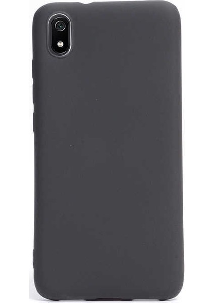 Xiaomi Redmi 7a Kılıf Premier Silikon Esnek Koruma + Nano Glass Siyah