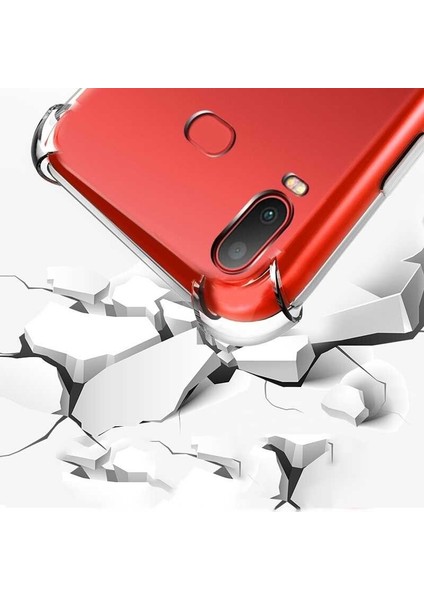 Samsung Galaxy A10s Kılıf AntiShock Ultra Koruma + Nano Glass Şeffaf fırsatları