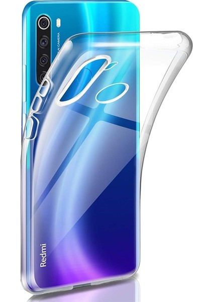 Xiaomi Redmi Note 8 Kılıf Süper Sillikon Yumuşak Arka Koruma Şeffaf