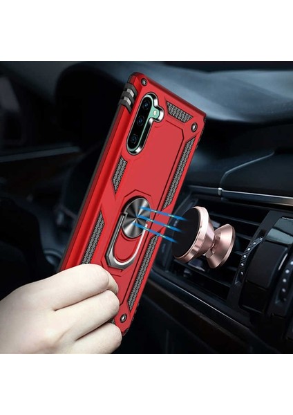 Samsung Galaxy Note 10 Kılıf Vega Standlı Yüzüklü Mıknatıslı Gold modelleri