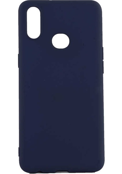 Samsung Galaxy A10s Kılıf Premier Silikon Esnek Arka Koruma Lacivert