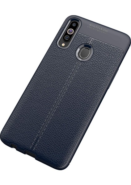 Samsung Galaxy A20s Kılıf Niss Silikon Lacivert