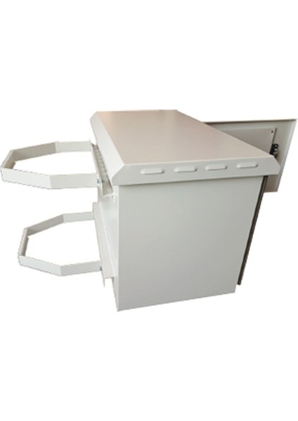 Çift Cidarlı Rack Kabin Duvar Tipi 600X450 19" 9U