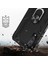 Xiaomi Mi 9 Kılıf Zırh Koruma Yüzüklü Standlı Armor Silikon Kapak + Nano Ekran Koruma Siyah 3