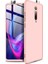 Xiaomi Mi 9T 360 Ays Sert Kapak Kılıf Rose Gold 1
