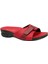 Flora Kırmızı Kadın Terlik 1