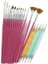 Ecoform 20 Parça Nail Art Tırnak Süsleme Desen Fırçası ve Dot Kalem Seti Gül Kırmızı Renk 1