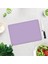 Düz Renk - Lila | Cam Kesme Tahtası - Cam Kesme Tablası | 20cm x 30cm 5