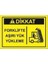 Uyarı Levhası Stw037 Dıkkat Forklıfte Asırı Yuk Yukleme 1
