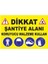 Uyarı Levhası Stw060 Dıkkat Santıye Alanı K.M.Kullan 1