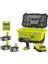 RCD1802LLL99T Üç Akülü 2 Vitesli Vidalama + 17 Parça Vidalama Seti(Lithium ion 18 V) 1