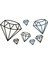 Diamonds Geçici Dövme 1
